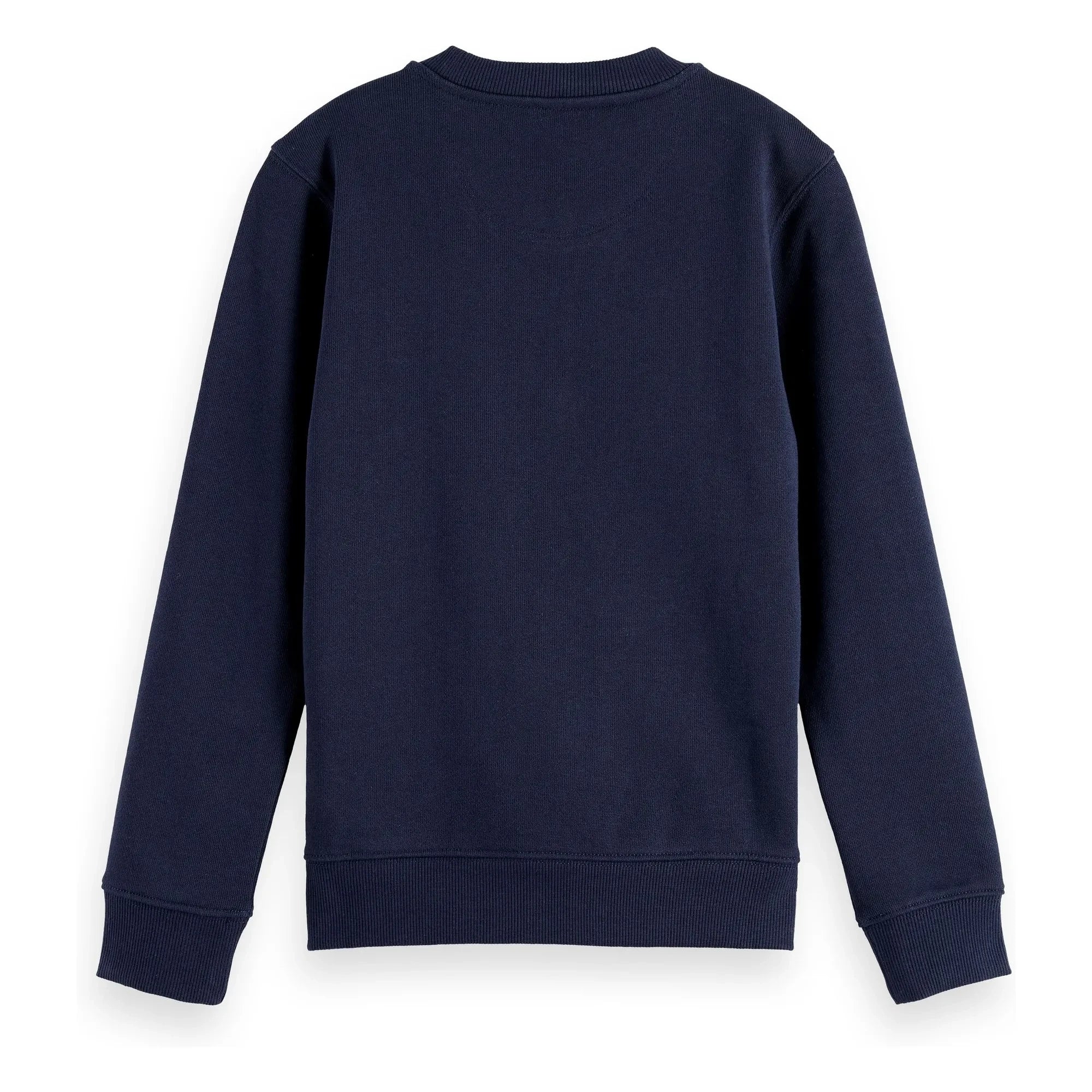 Scotch & Soda – Sweatshirt mit Logo-Emblem | Marine