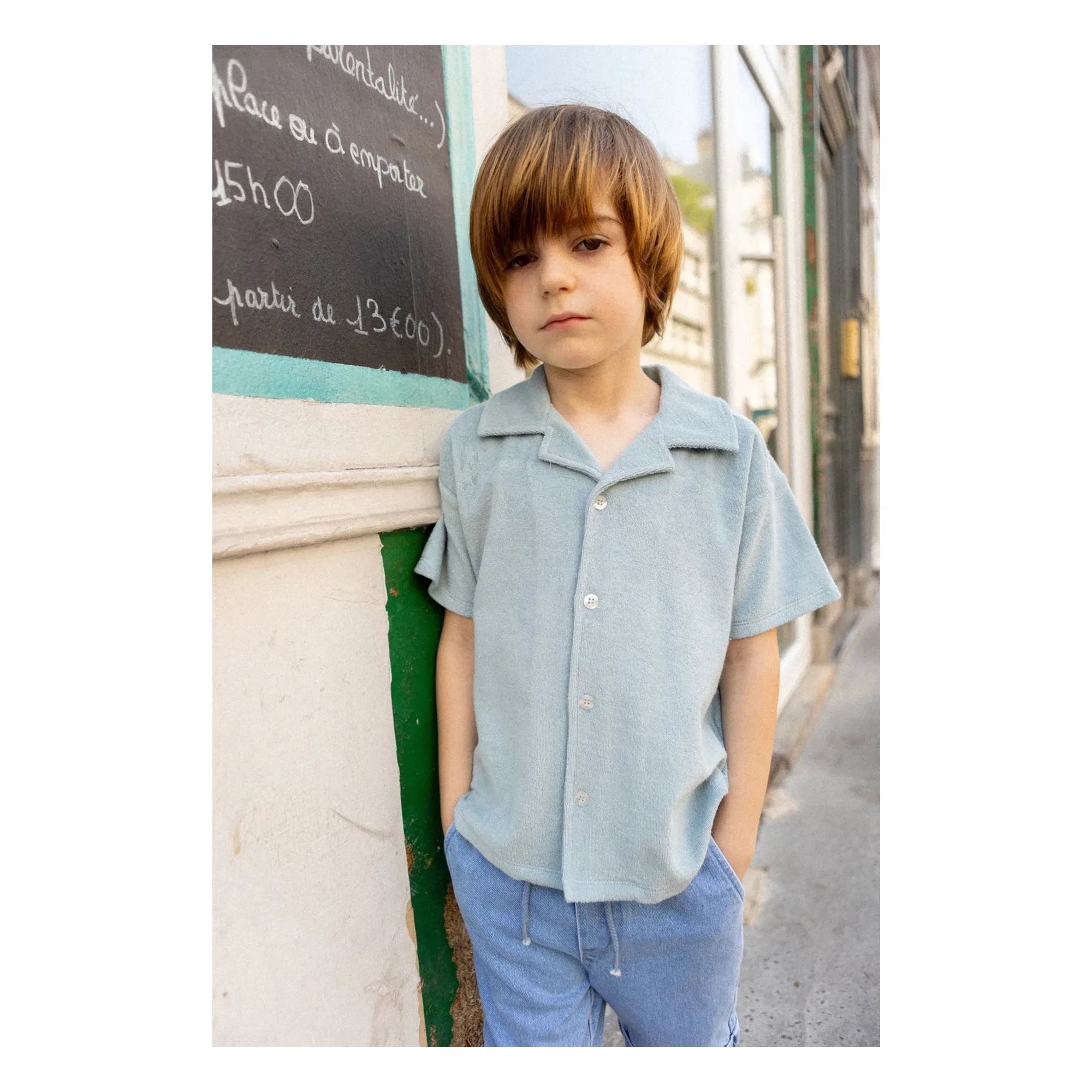 Louis Louise - Magnum Eponge Hemd | Hellblau