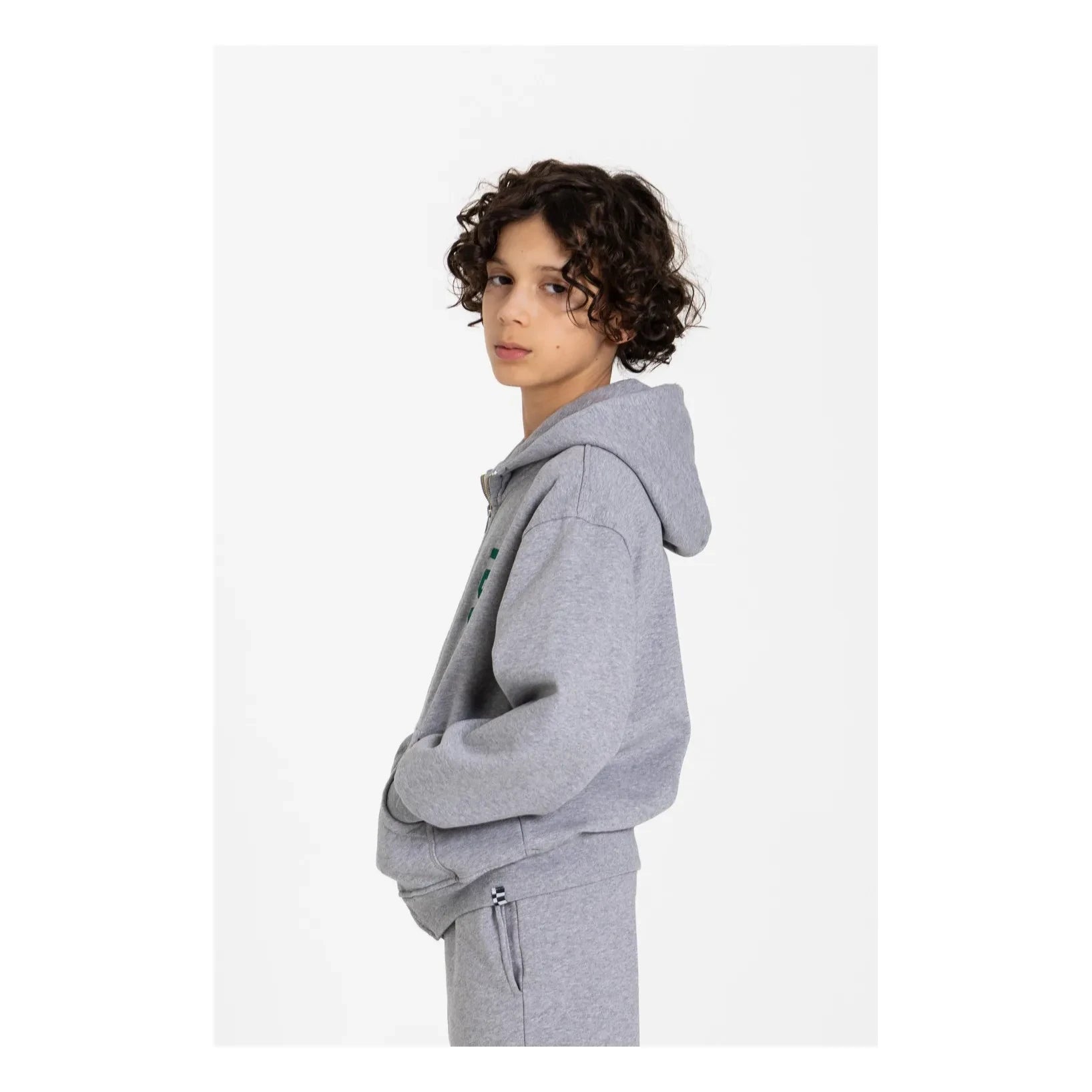 Finger in the nose - Harlan Organik Pamuk Sweatshirt | Gri melanj