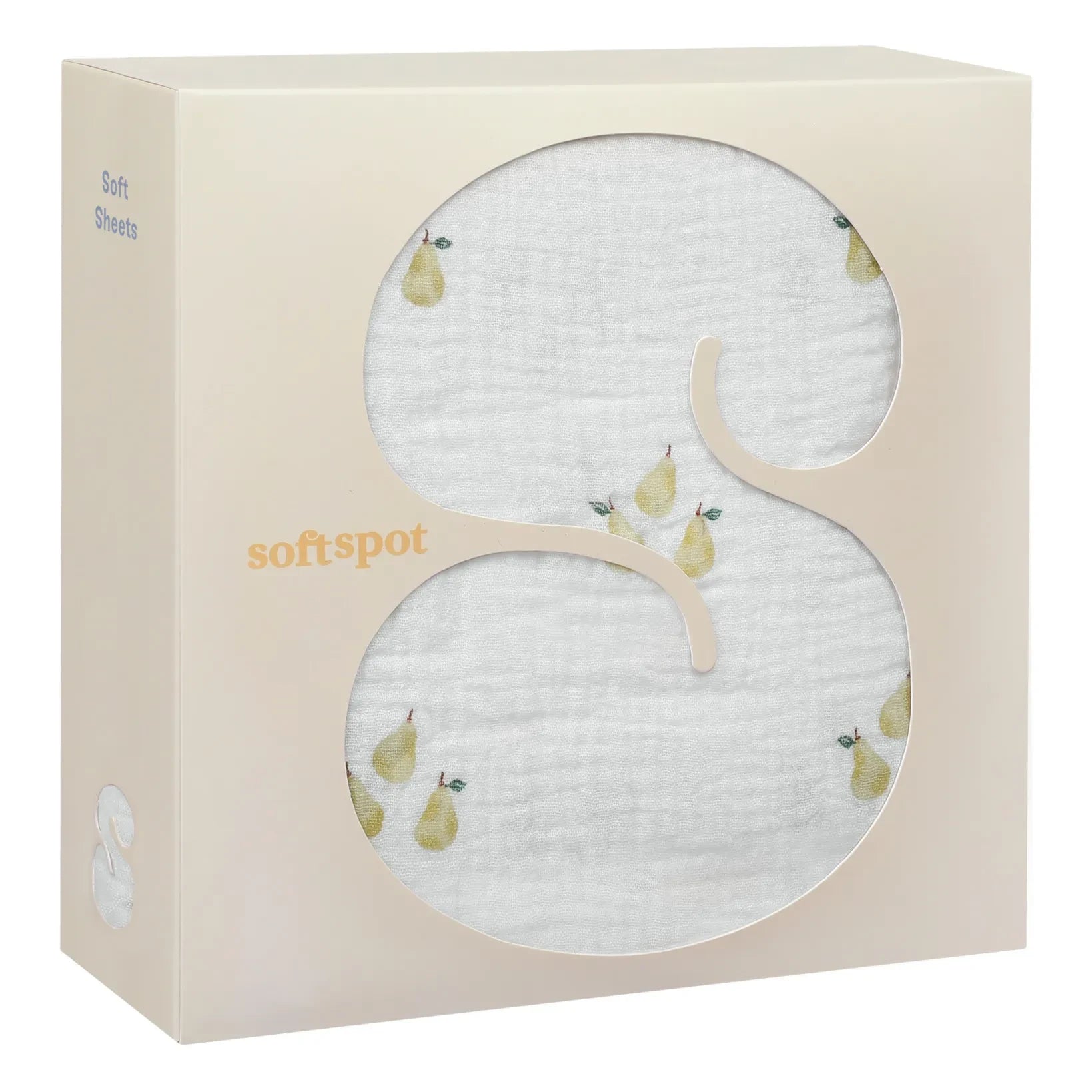 Soft Spot - Birne Bio-Baumwoll-Spannbettlaken | Pear