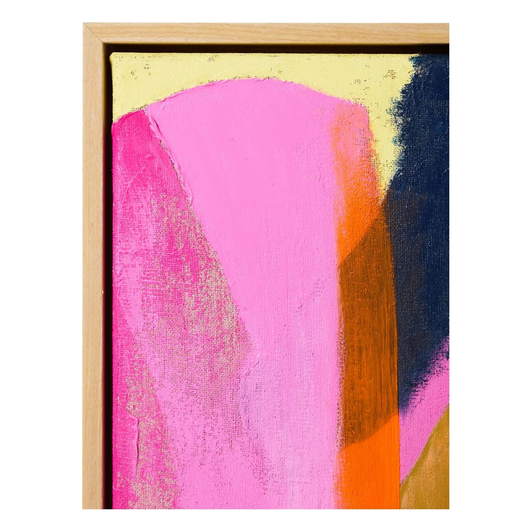 HKliving - Abstraktes Bild Bright Lights | Pink