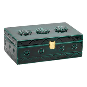 Anna + Nina - Tide Schmuckkästchen aus Holz | Grün