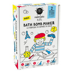 Nailmatic Kids - The Bath Bomb Factory Set - Paris-Edition - 2 Badebomben | Blau