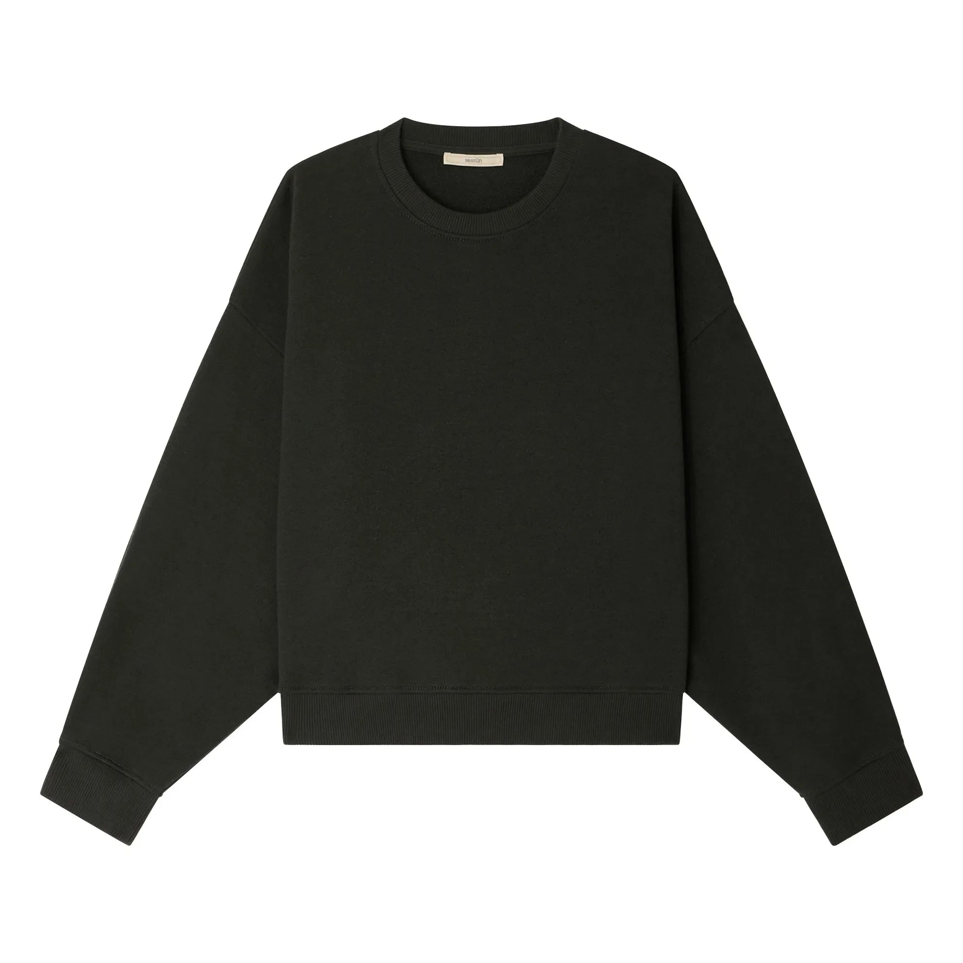 Sessùn - Yuki Metallic Sweatshirt | Dunkelgrün