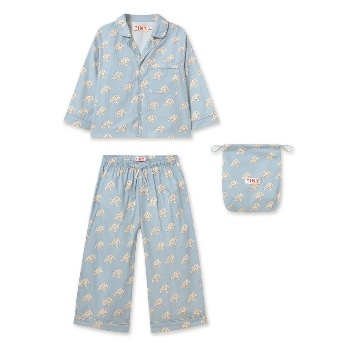 Tinycottons - Hellblauer Hundepyjama