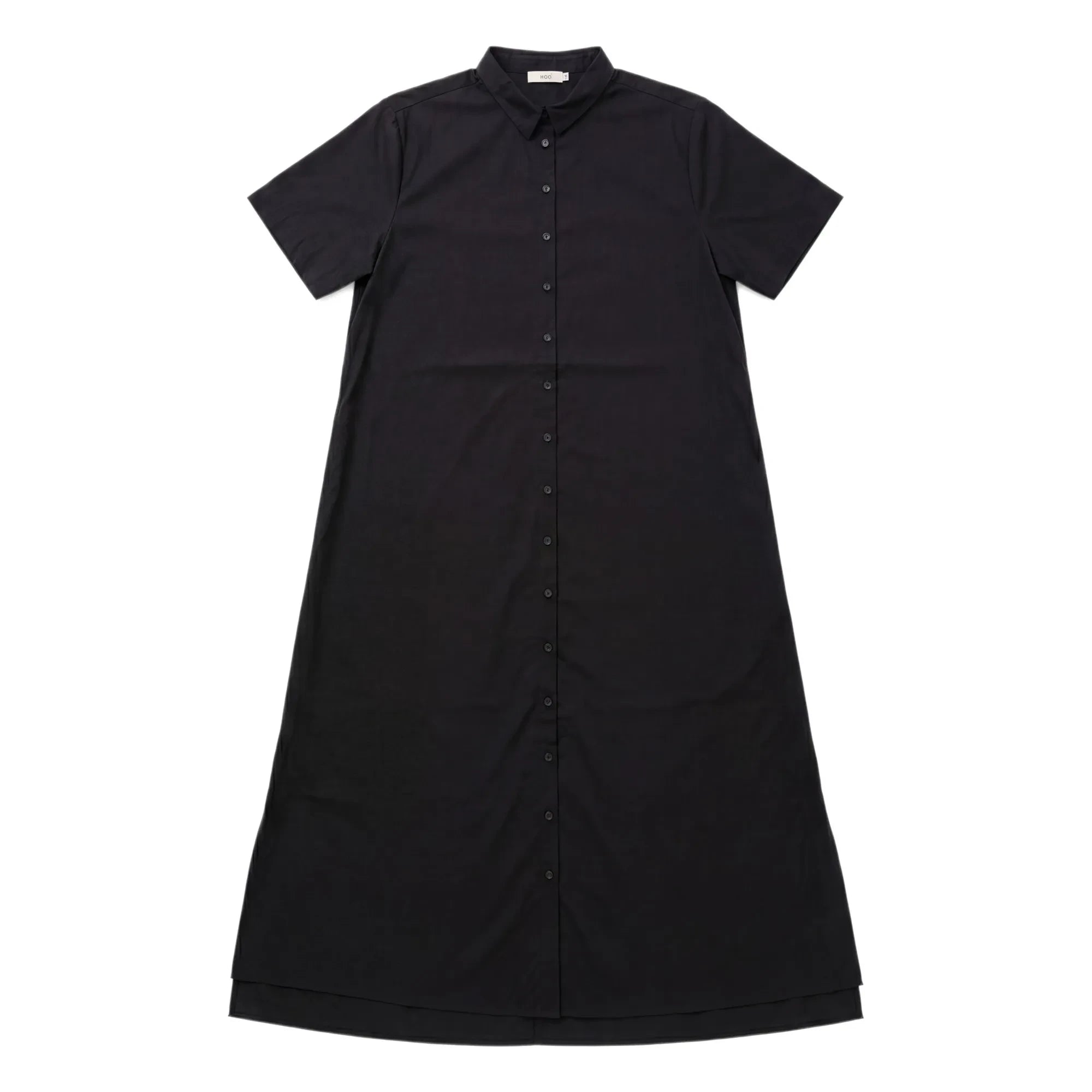 Hod - Tampa Baumwollkleid | Schwarz