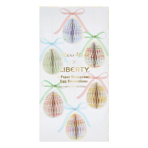 Meri Meri - Dekorative Hängeeier - Meri Meri x Liberty - 6er-Set