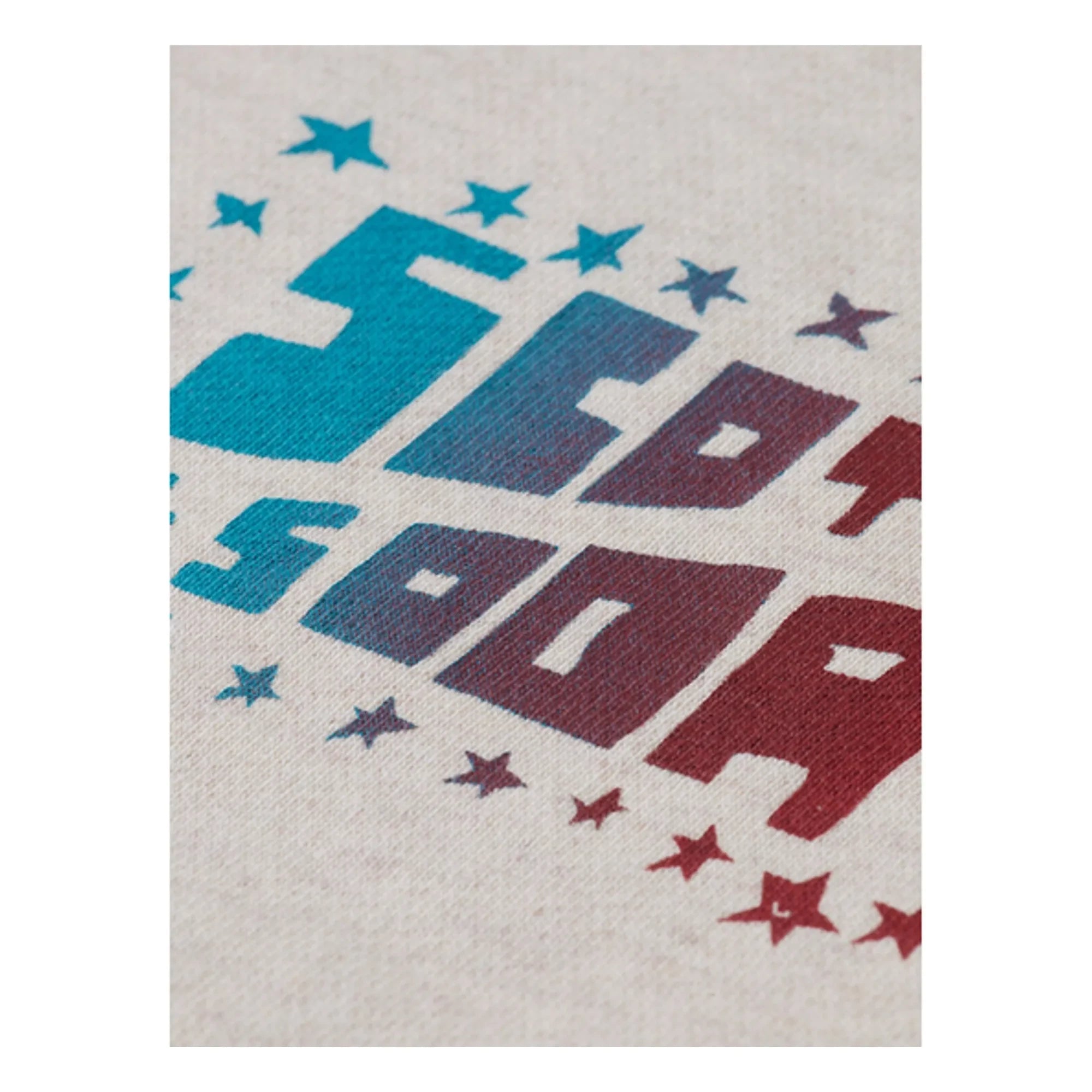 Scotch & Soda - Artwork Logo Sweatshirt Bio-Baumwolle | Heather White