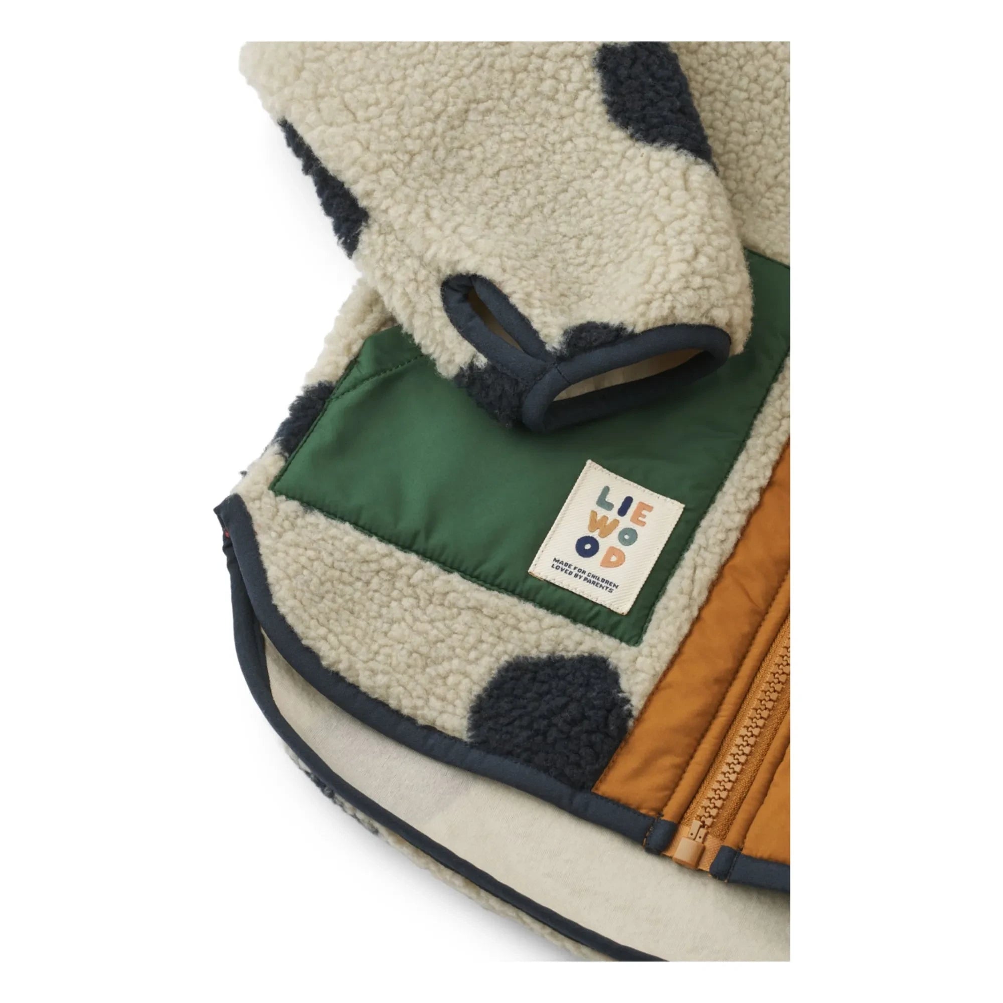 Liewood - Noam Recycelter Faser-Fleece-Mantel | Ecru