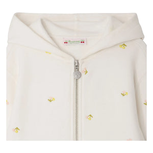 Bonpoint - Talent Kapuzen-Sweatshirt aus Bio-Baumwolle | Ecru