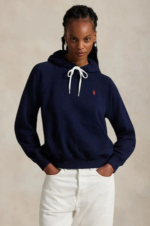 Polo Ralph Lauren kapüşonlu kadın sweatshirt pamuklu