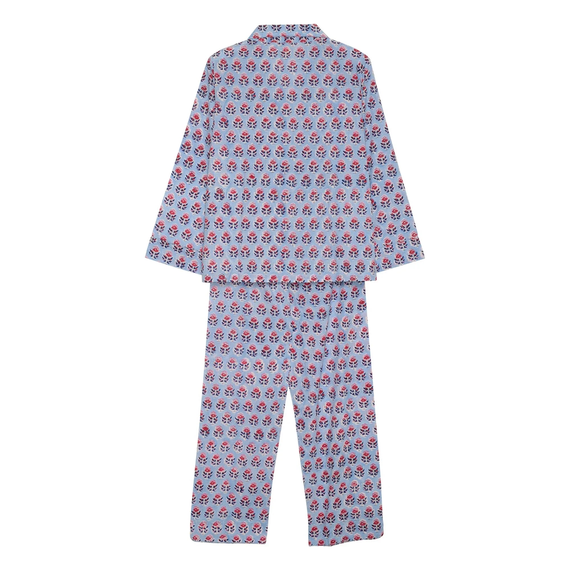 SISSEL EDELBO - Pyjama aus Bio-Baumwolle | Blau