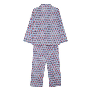 SISSEL EDELBO - Pyjama aus Bio-Baumwolle | Blau