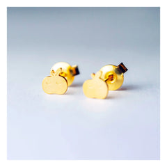 Adorabili - Goldene Apfel-Ohrringe