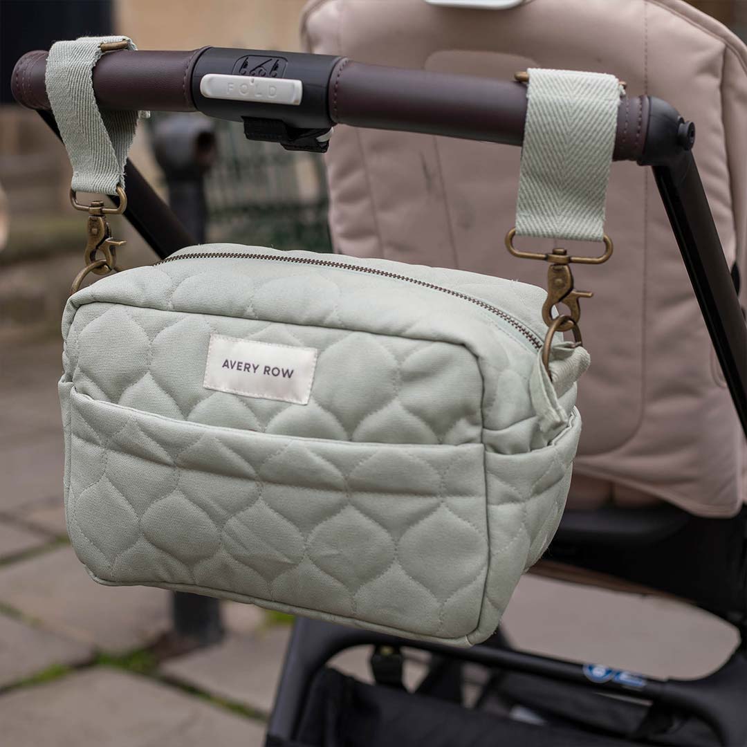 Avery Row Stroller Organiser Bag - Sage-Stroller Organisers-Sage- | Natural Baby Shower