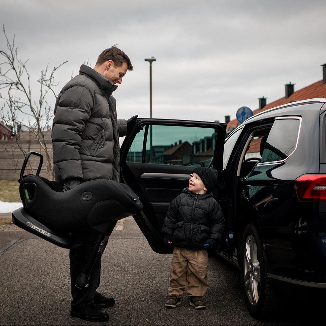 Axkid Minikid CORE Car Seat - Coastal Storm Black-Car Seats-Coastal Storm Black- | Natural Baby Shower