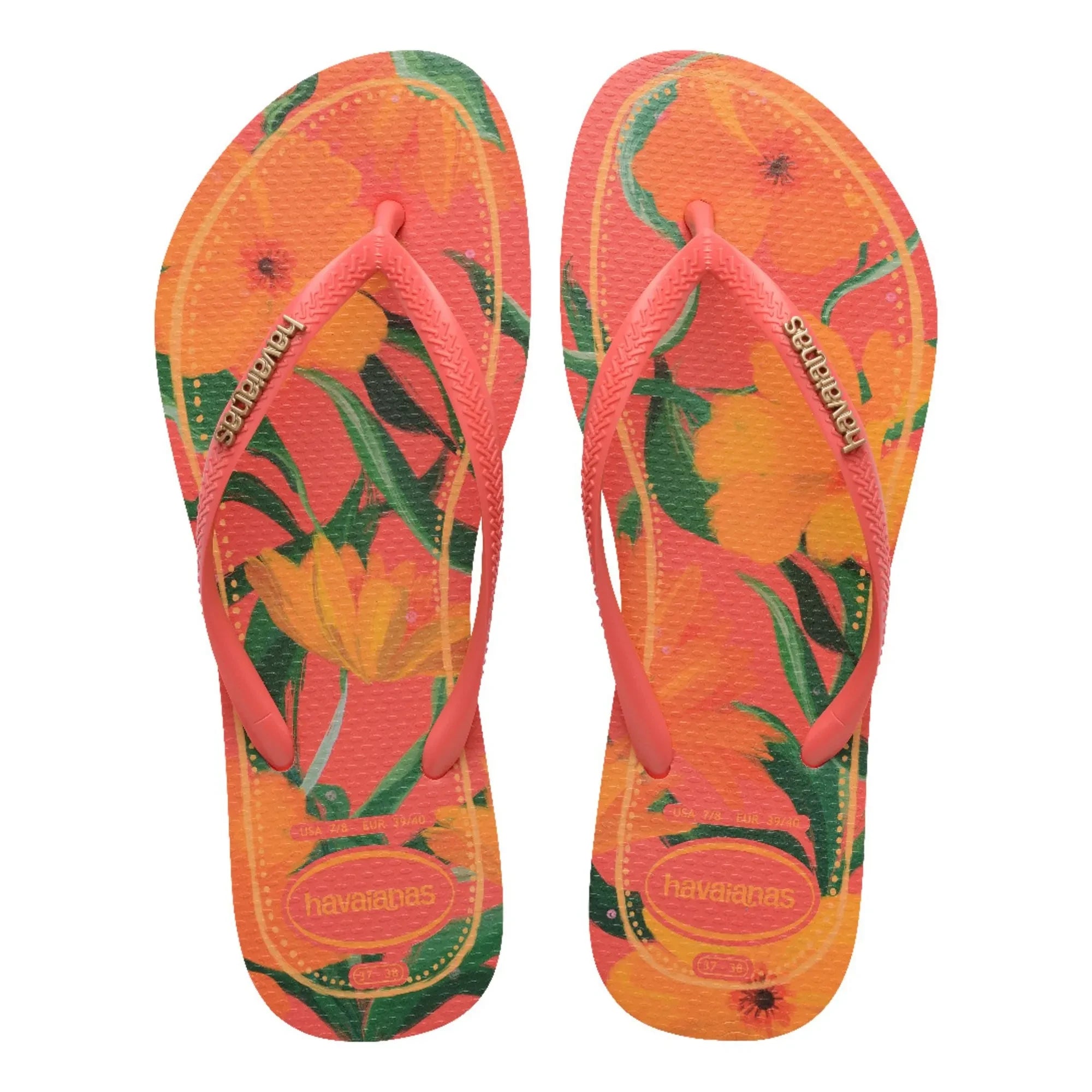 Havaianas - Slim Tropical Zehentrenner | Koralle