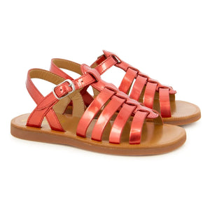 Pom d'Api - Plagette Riemchensandalen | Rot