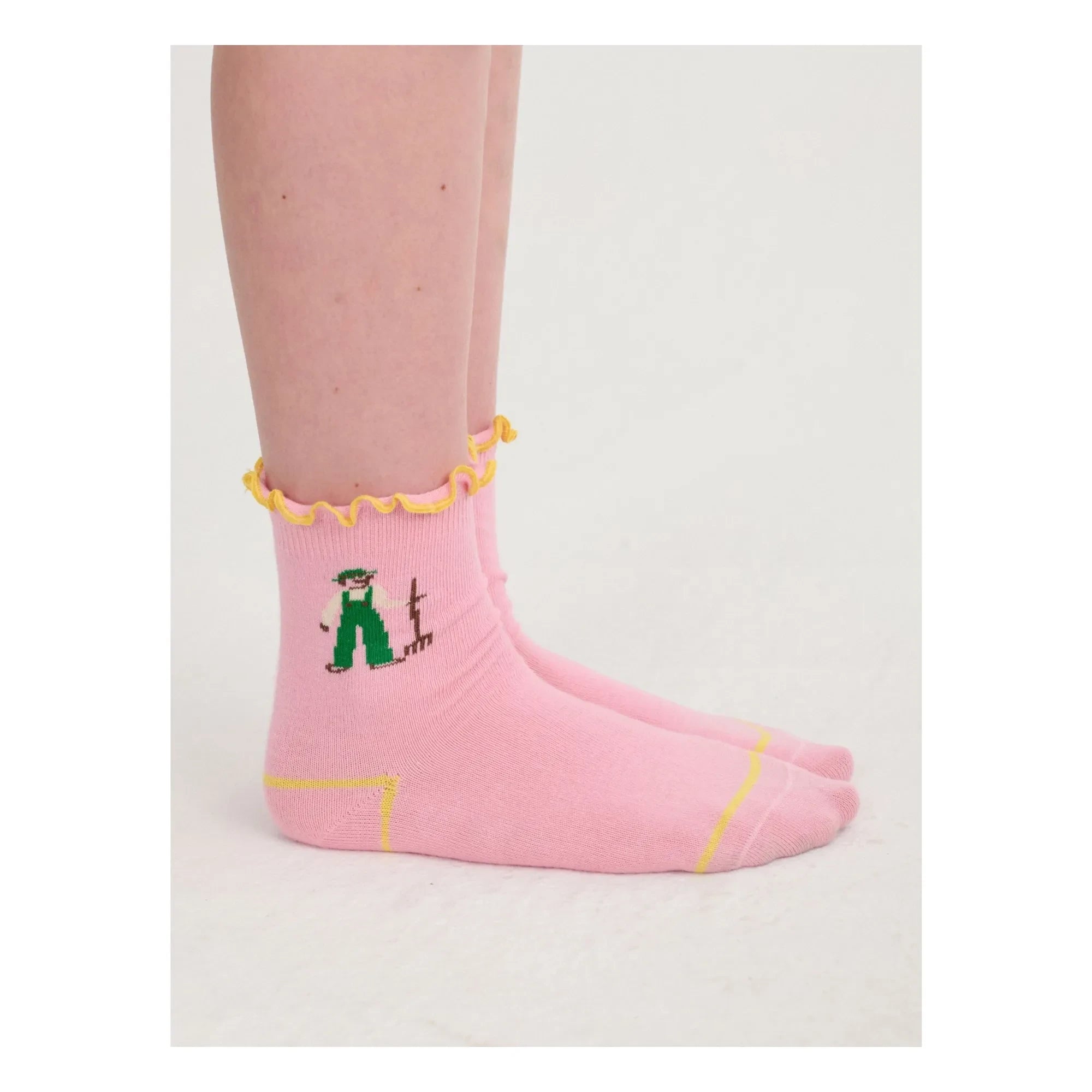 Bobo Choses - Bio-Baumwoll-Socken mit Rüschen | Rosa