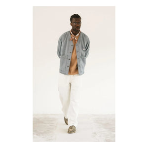 Wooden Store - Cardigan Giacca Loco | Grau-Blau