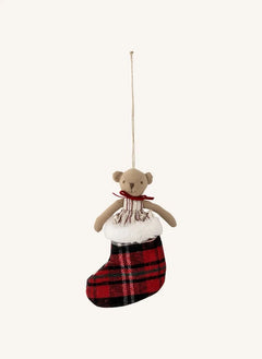 Bloomingville Mini - Bären Weihnachtsschmuck | Rot