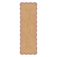 Layered - Jute-Korridorläufer Tarakli | Dunkelblau