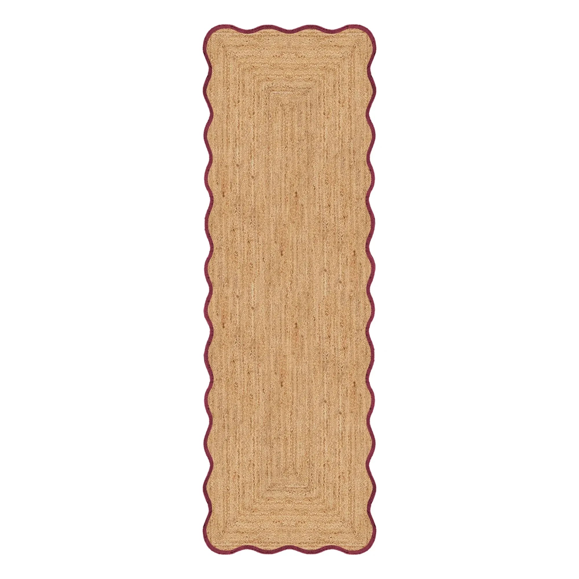Layered - Jute-Korridorläufer Tarakli | Dunkelblau