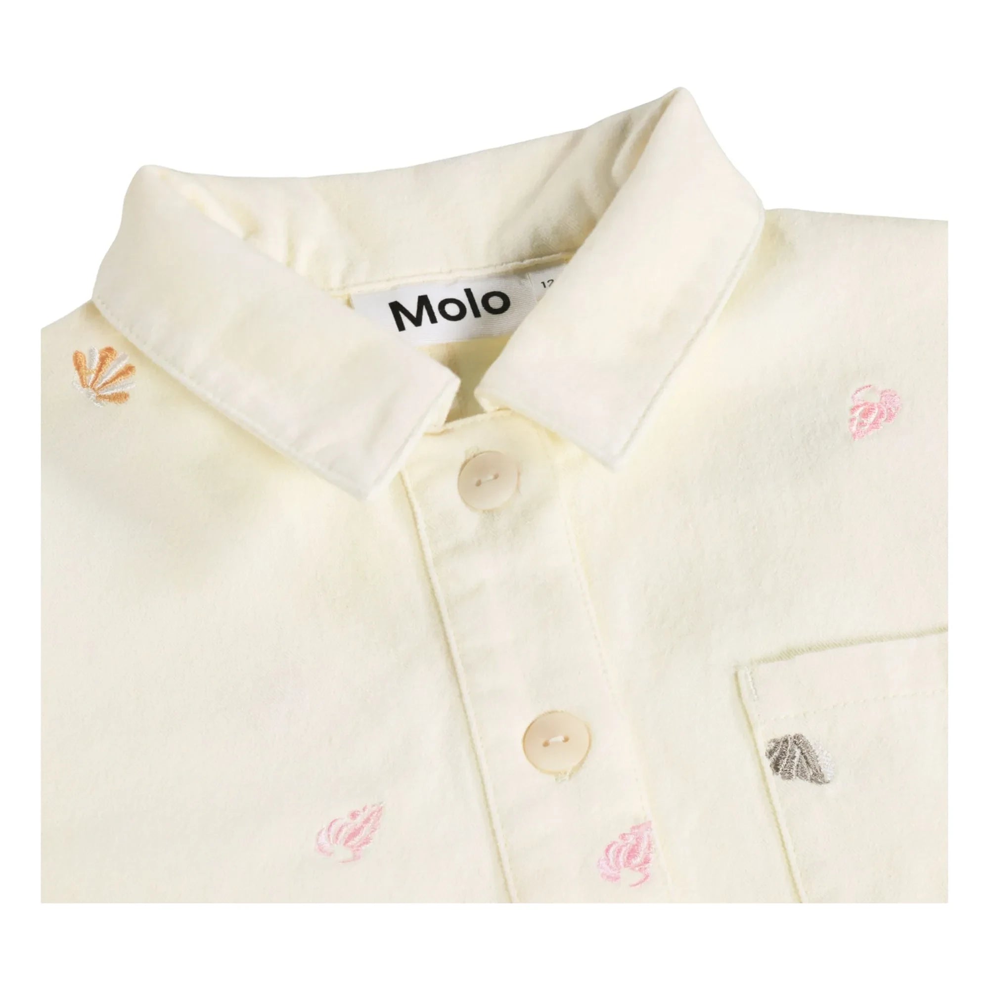 Molo - Hellen Coquillages Bio-Baumwolljacke | Ecru