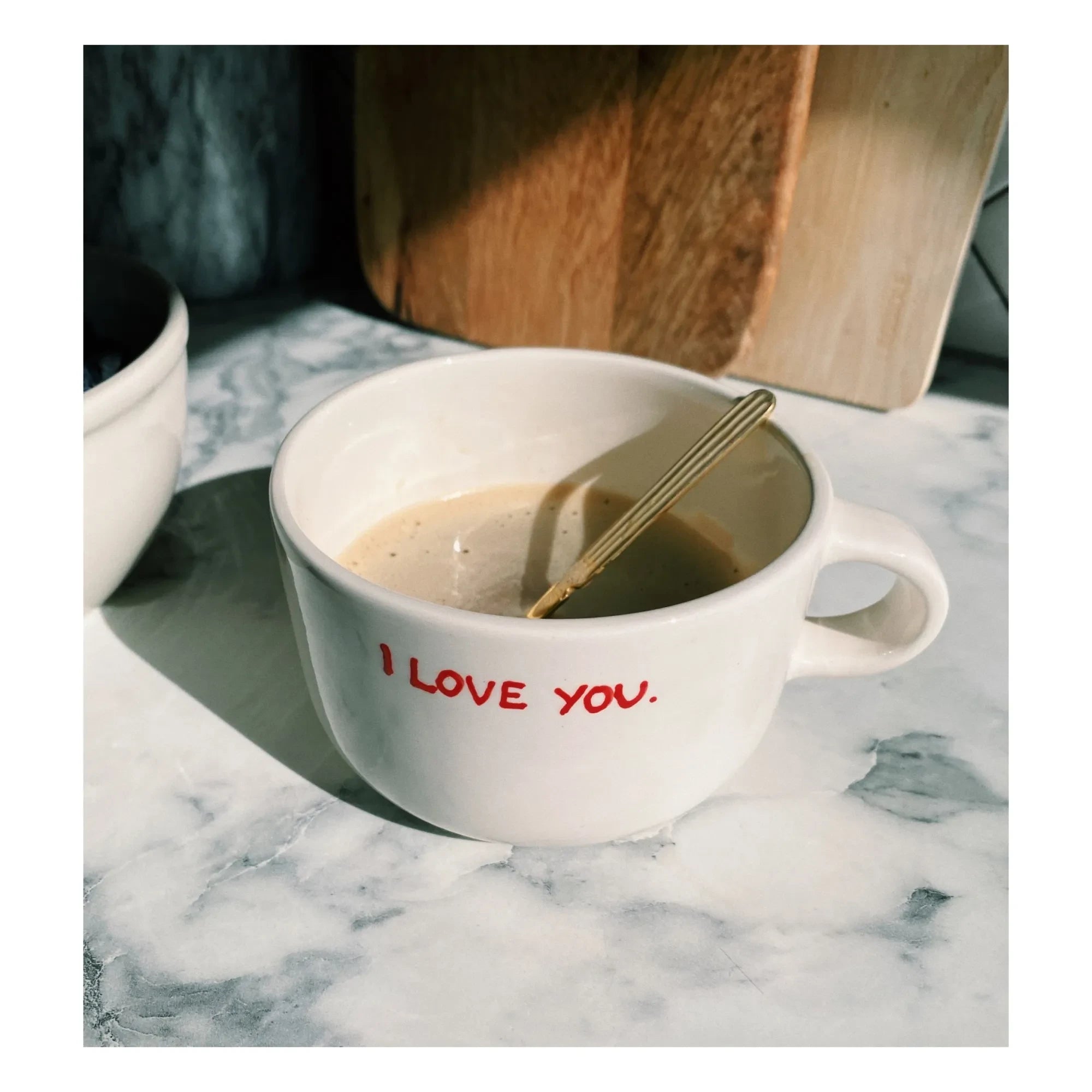 Anna + Nina - Ich liebe dich Tasse | Creme