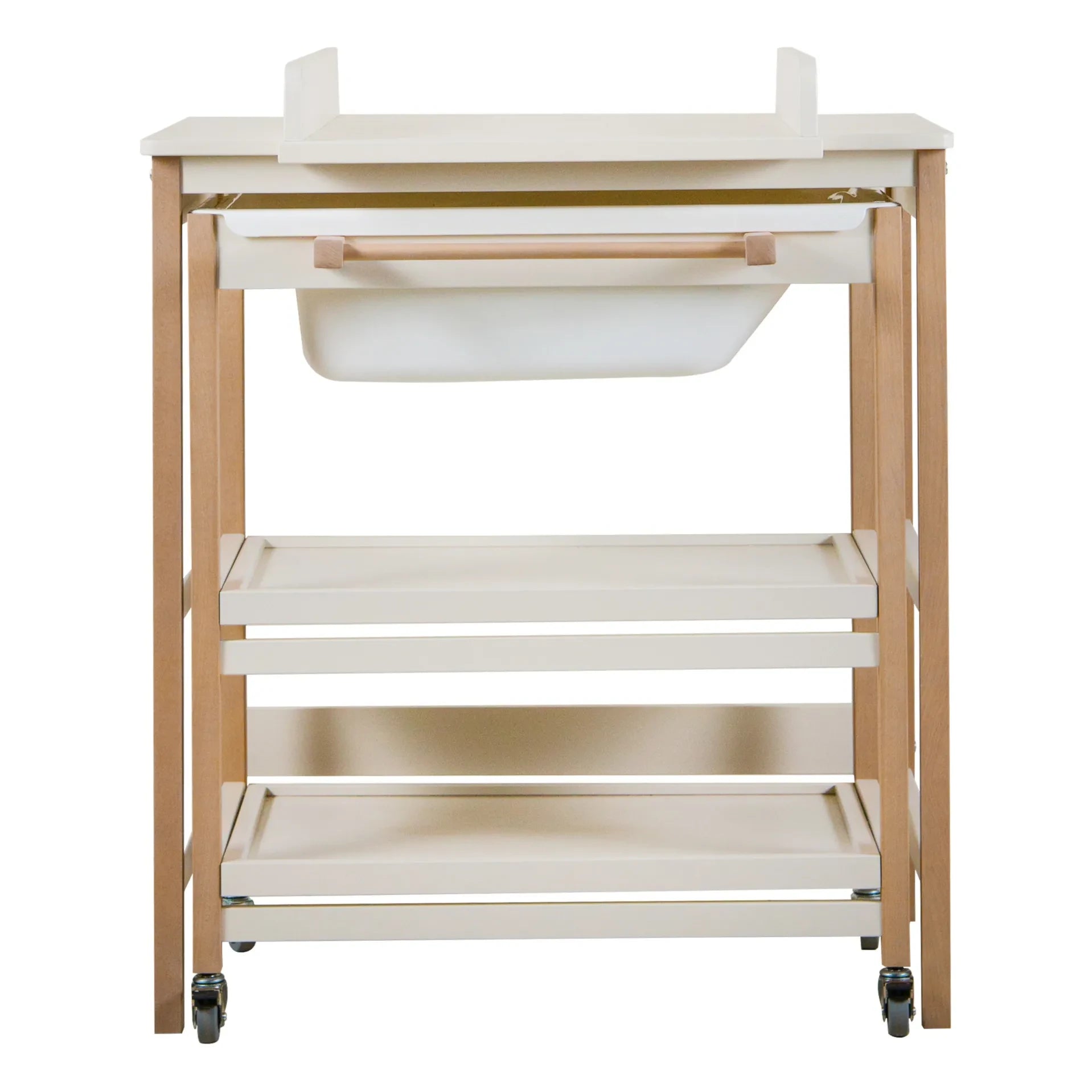 Quax - Wickeltisch mit smarter Badewanne | Clay