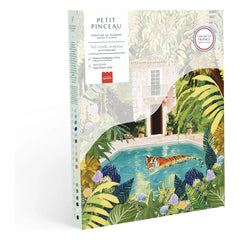 La Petite Épicerie - Tiger ruht in meinem Pool - Malen-nach-Zahlen-Set