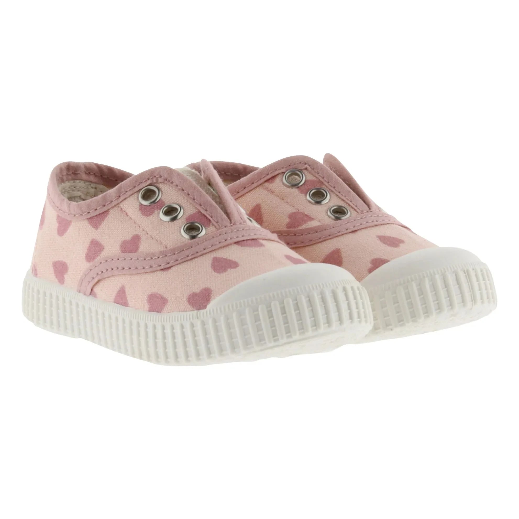 Victoria - Elastico Lona Hearts Sneakers | Staubrosa