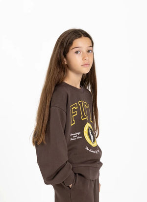 Finger in der Nase - Alma Sweatshirt | Braun