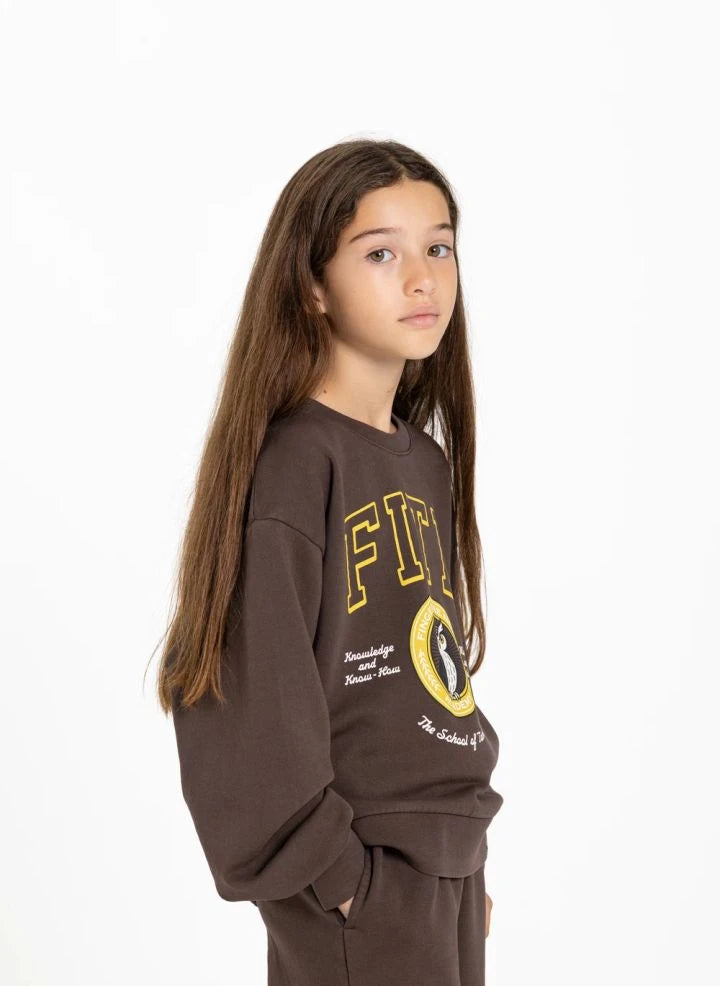 Finger in der Nase - Alma Sweatshirt | Braun