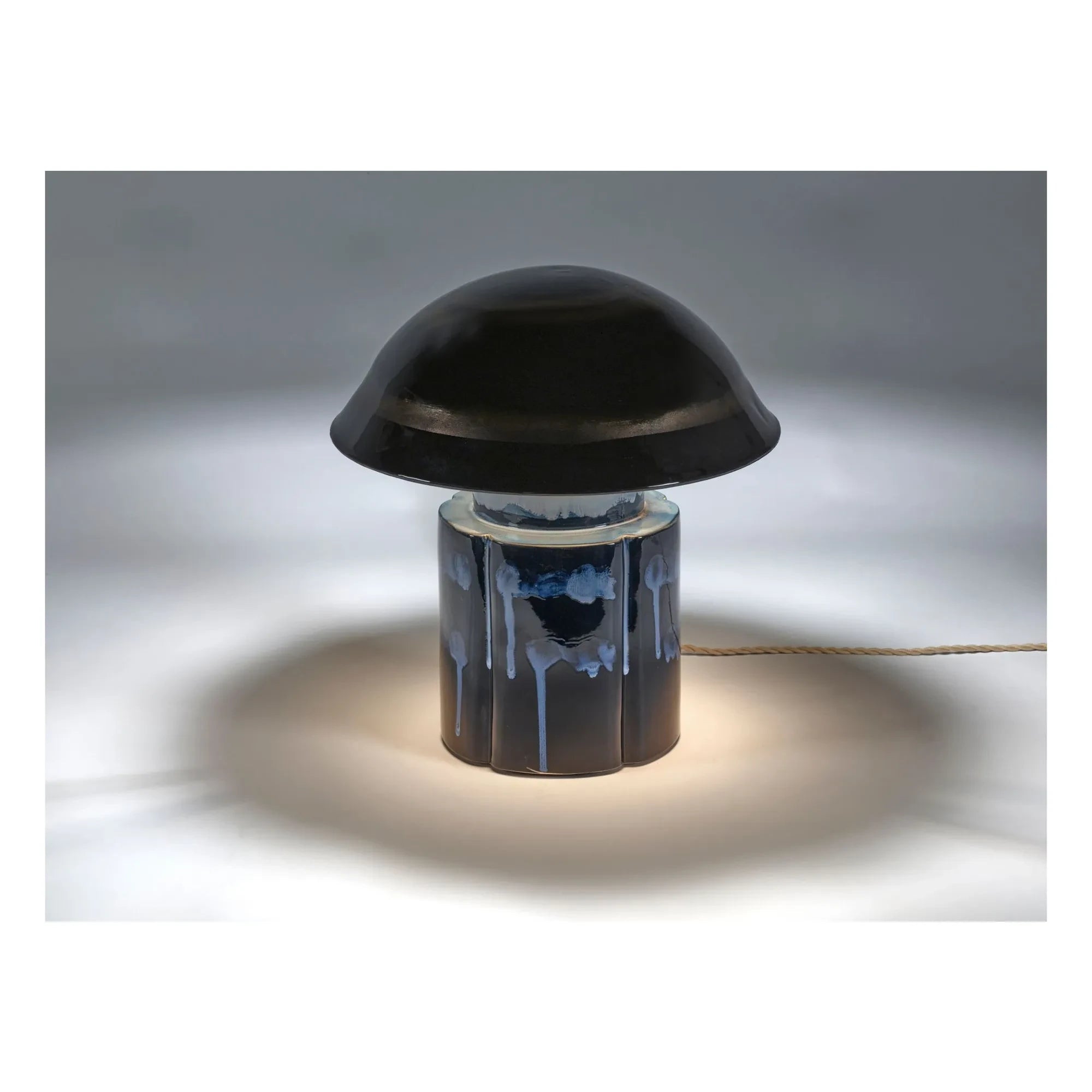 Serax - Tischlampe aus Steingut John, Anita Le Grelle | Marineblau