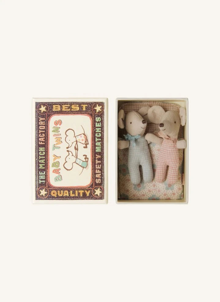 Maileg - Zwillingsbaby in passenden Boxen