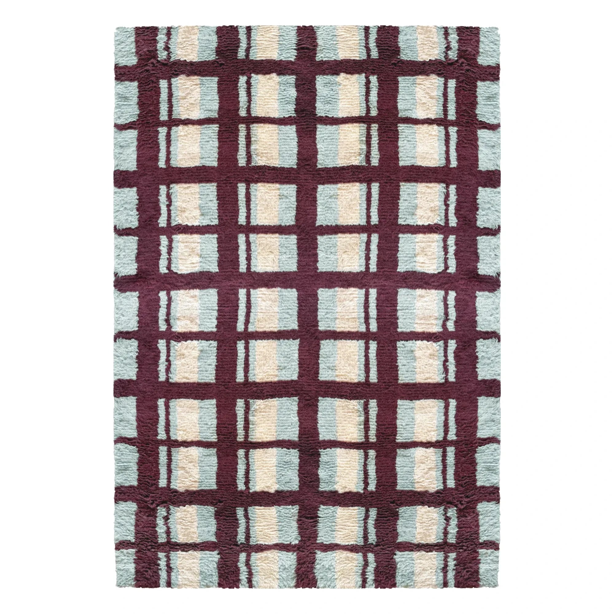 Layered - Arbor Wollteppich, Evelina Kroon | Bordeaux