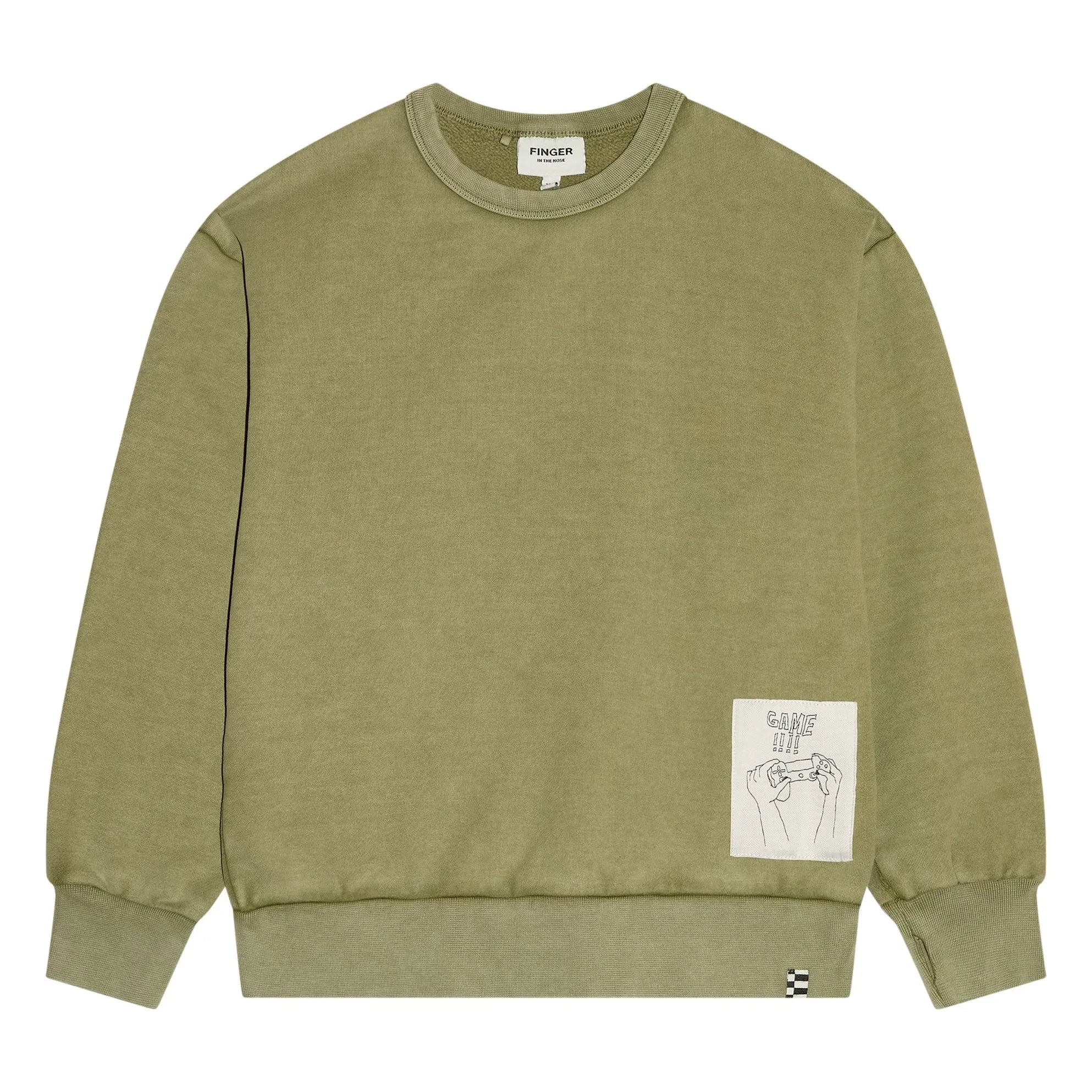 Finger in the nose - Bio Baumwoll-Sweatshirt | Khaki
