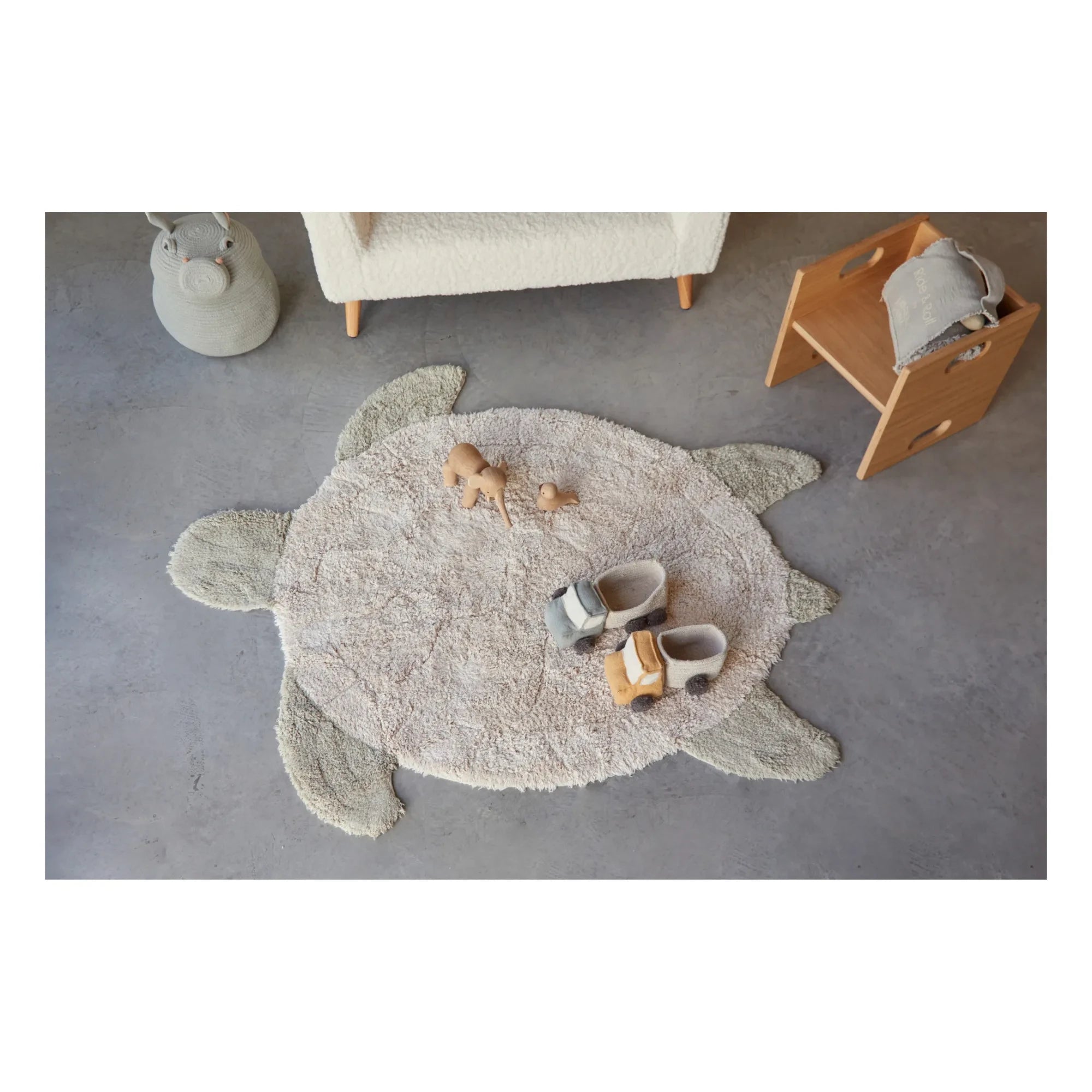 Lorena Canals - Meeresschildkröte Teppich | Olive
