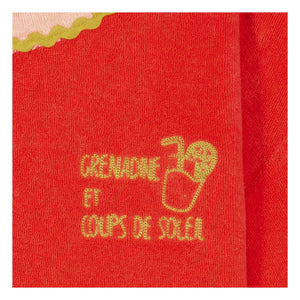 Bonton - Livia Frottee-T-Shirt | Rot
