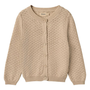 Weizen - Magnella Bio-Baumwoll-Cardigan | Ecru