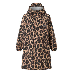 Flotte - Gabrielito Leoparden-Regenponcho aus recycelten Fasern | Braun