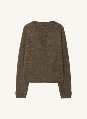 Cordera - Merinowolle und Bio-Baumwollpullover | Braun