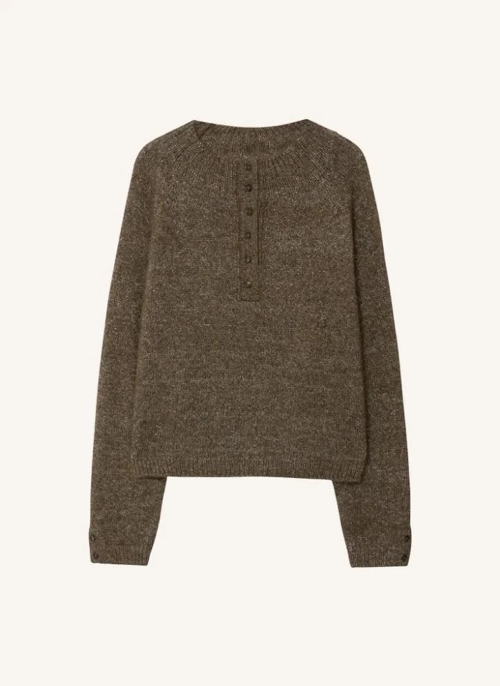 Cordera - Merinowolle und Bio-Baumwollpullover | Braun