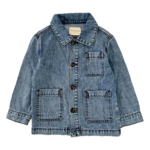 Longlivethequeen - Jeansjacke mit Taschen | Hellblau Jeans