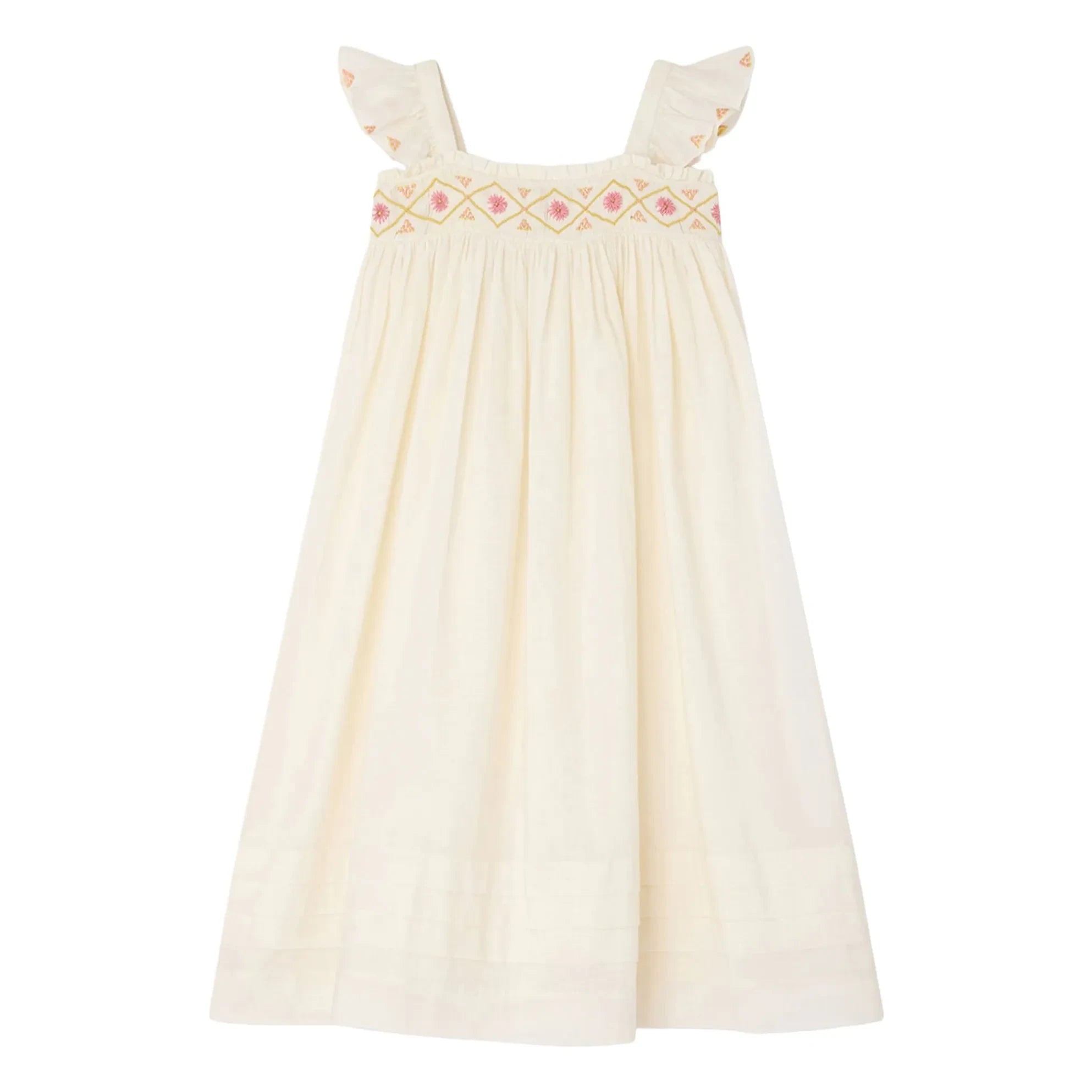 Bonpoint - Laora Kleid aus Bio-Baumwolle | Ecru
