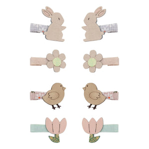 Mimi & Lula - 8er Set Mini Ostern Haarspangen | Rosa