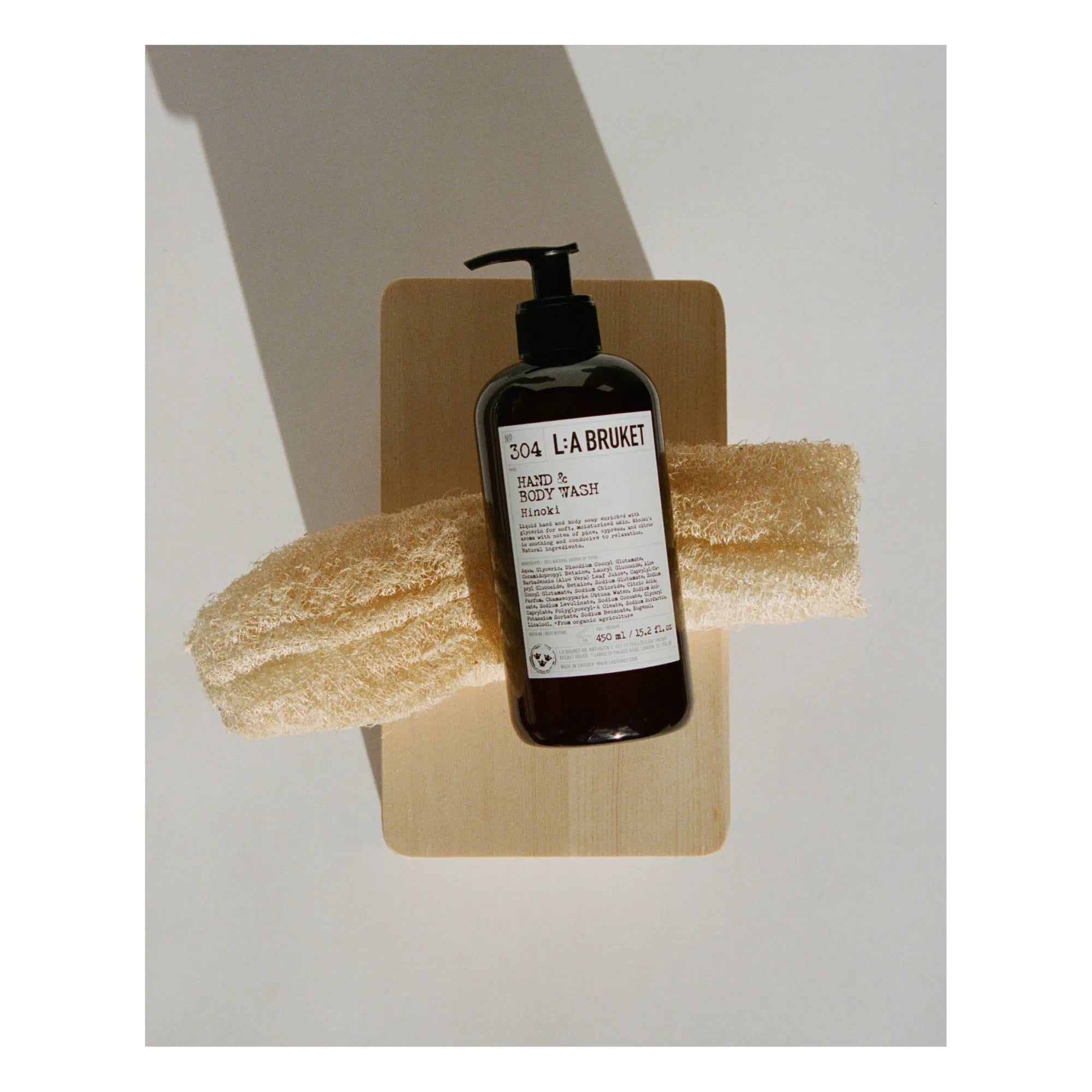 L:A BRUKET - Hinoki 304 Hand- und Körperreiniger - 450 ml