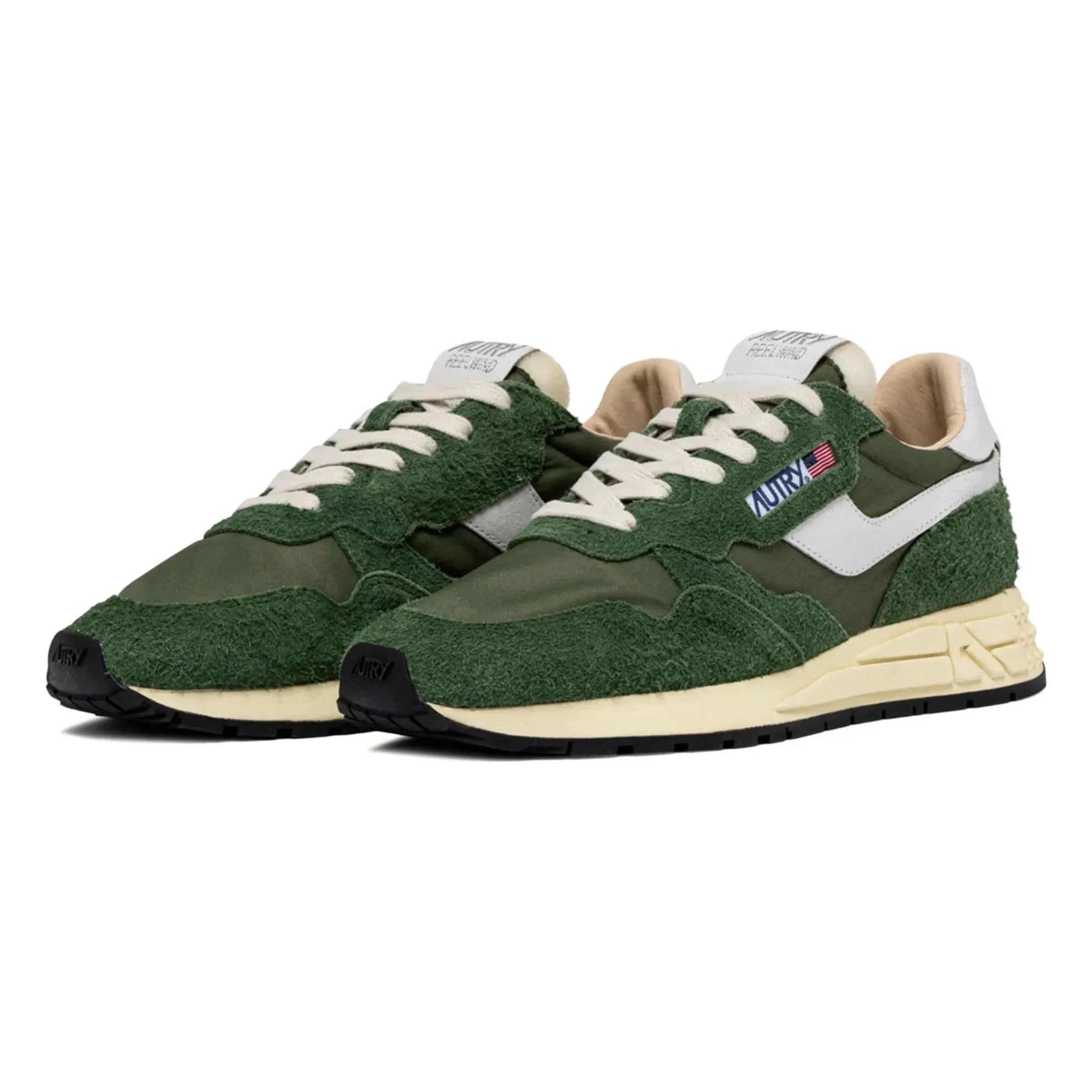 Autry - Reelwind Low Nylon Sneakers | Dunkelgrün