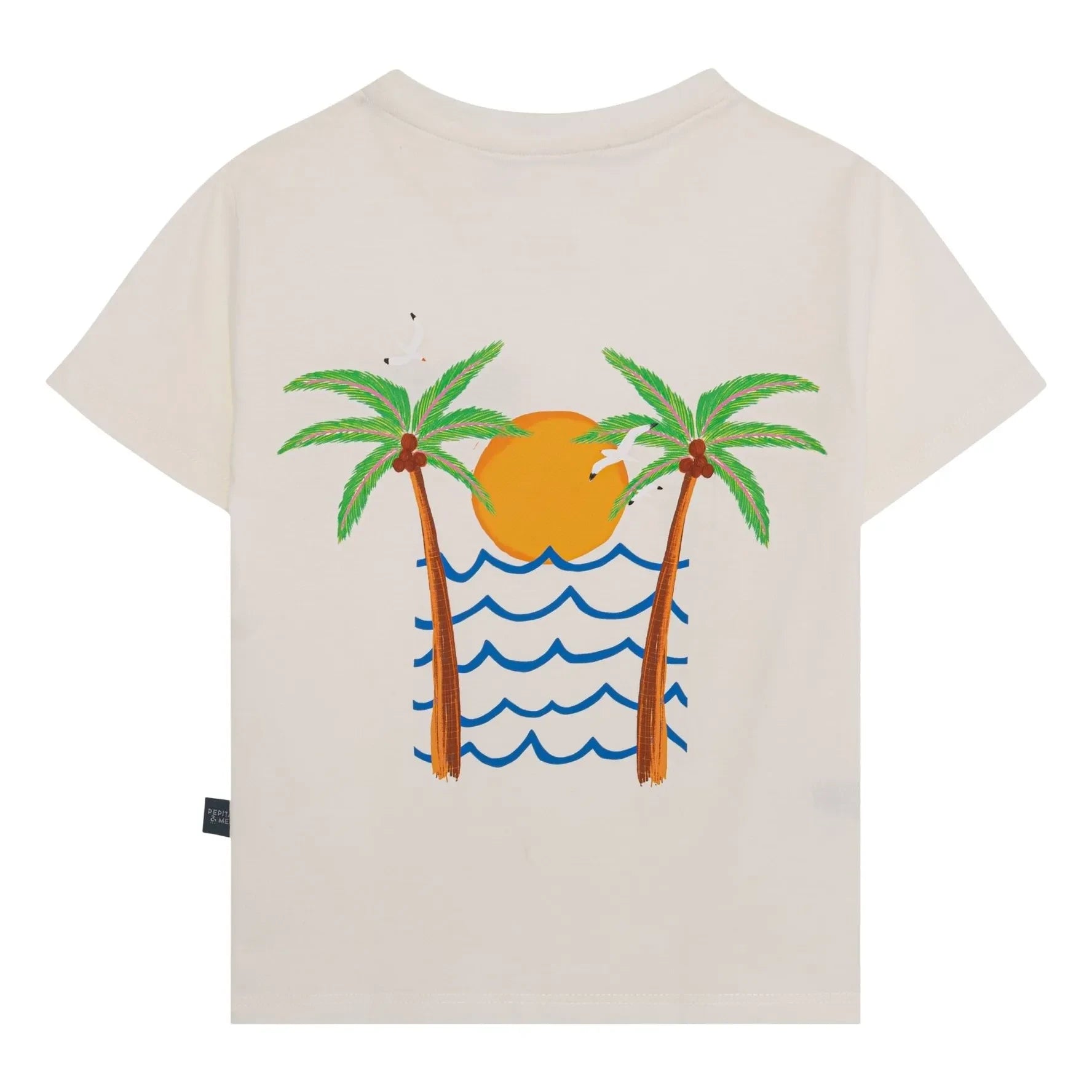 Pepita & Me - Isla Bonita Bedrucktes T-Shirt | Weiß